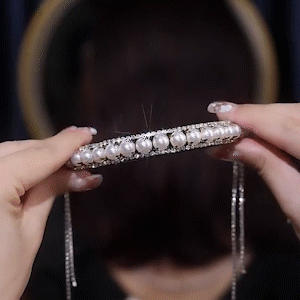 🎈精緻水鑽流蘇盤髮神器 -FANYIACC