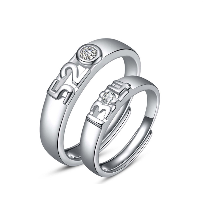 我愛妳一生一世 情侶對戒•可刻字