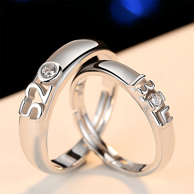 我愛妳一生一世 情侶對戒•可刻字