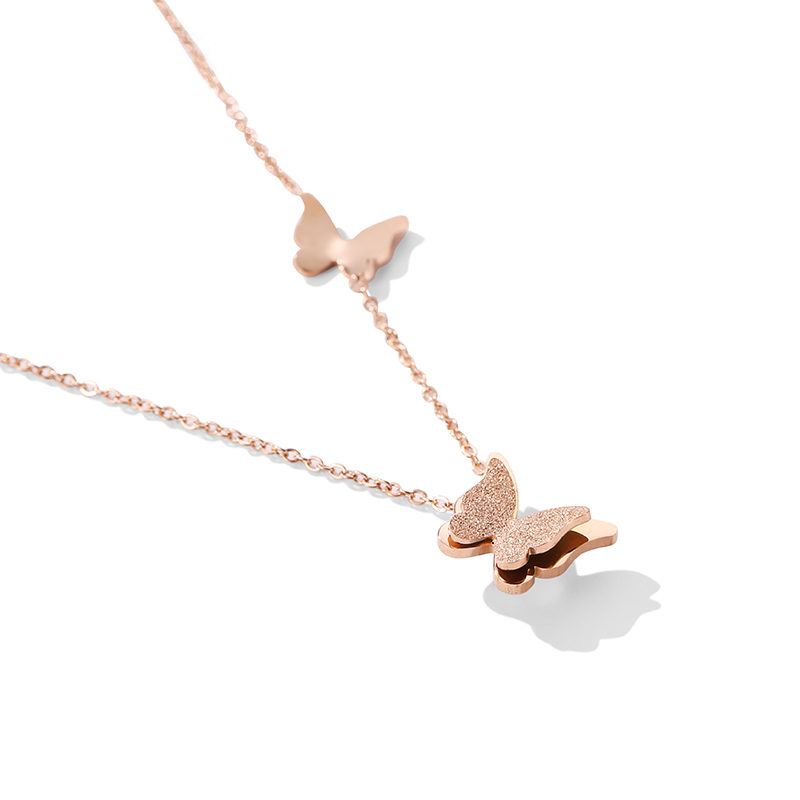 蝴蝶項錬簡約鎖骨錬-FANYIACC