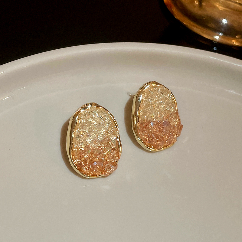 水晶氣質時尚耳環-FANYIACC