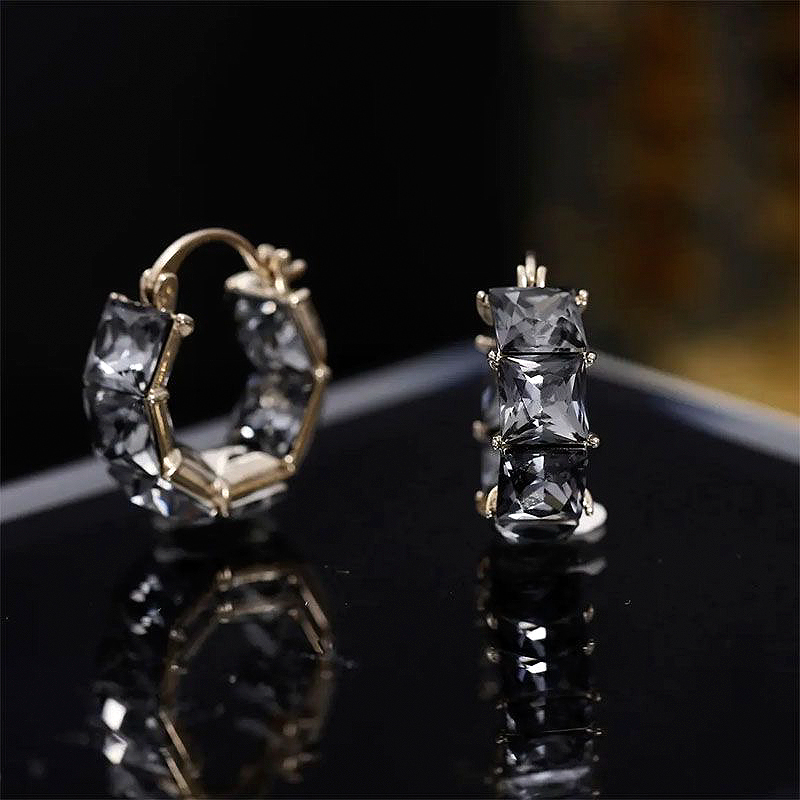 復古水晶耳環 (Earrings)-FANYIACC