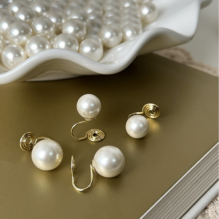 復古珍珠耳夾【無耳洞必入】-FANYIACC