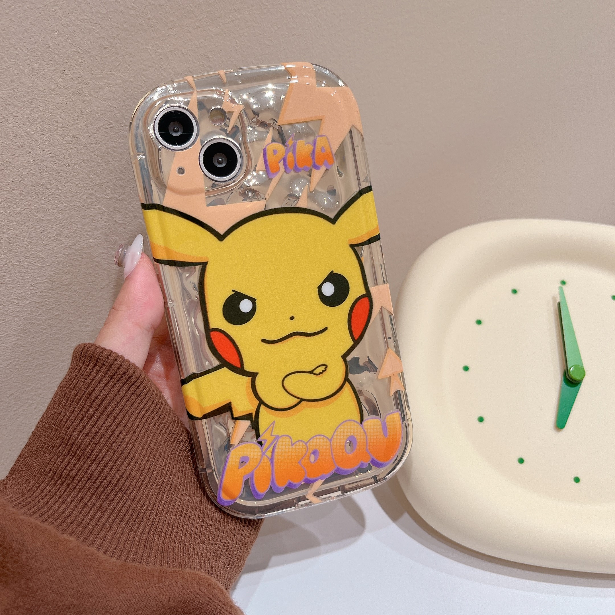 卡通動漫皮卡丘傑尼龜墨鏡支架保護殼
