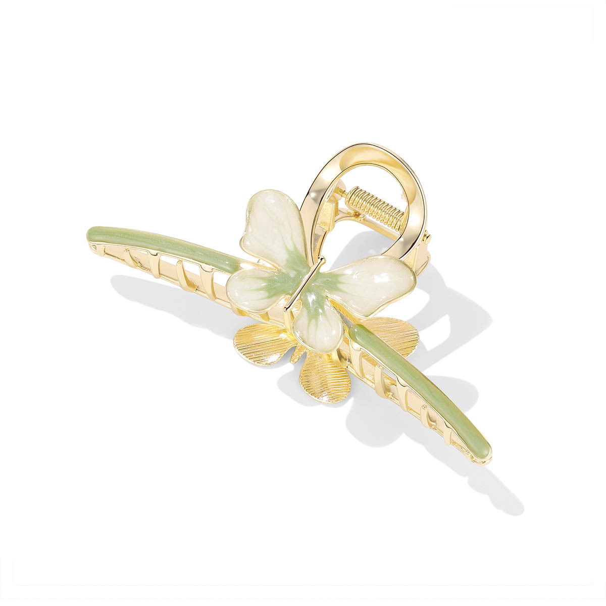 金屬蝴蝶春天氣質抓夾-FANYIACC