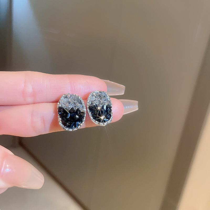 水晶氣質時尚耳環-FANYIACC