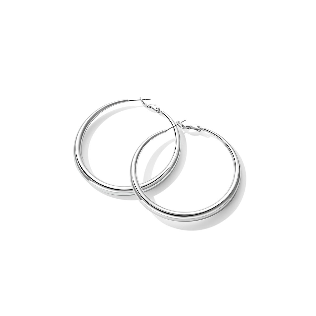 冷淡風圈圈金屬耳環-FANYIACC