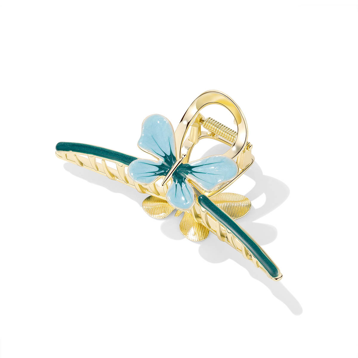 金屬蝴蝶春天氣質抓夾-FANYIACC