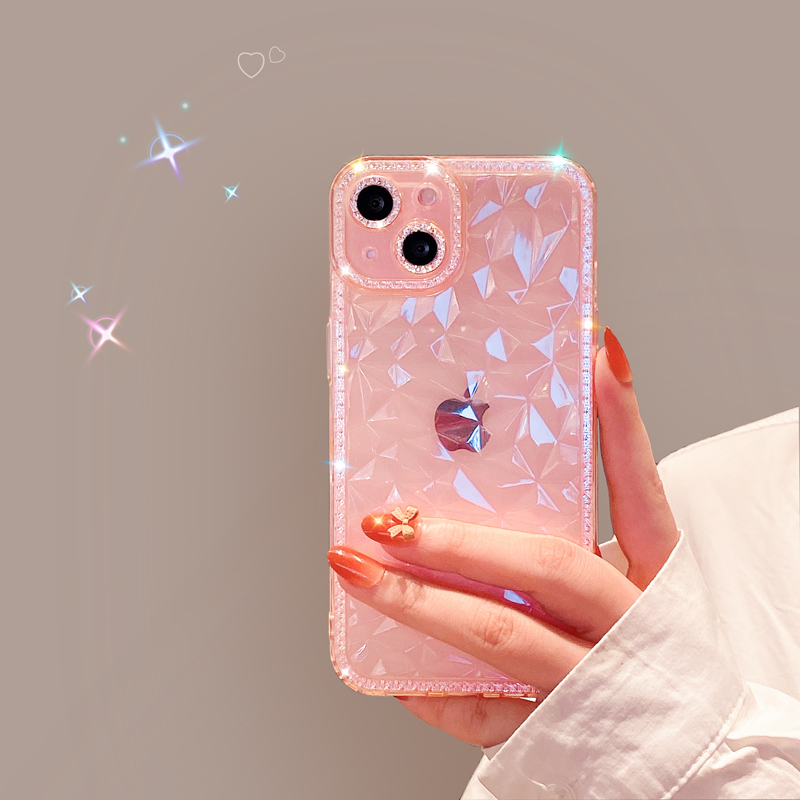 鑽石紋閃鑽手機保護殼iphone