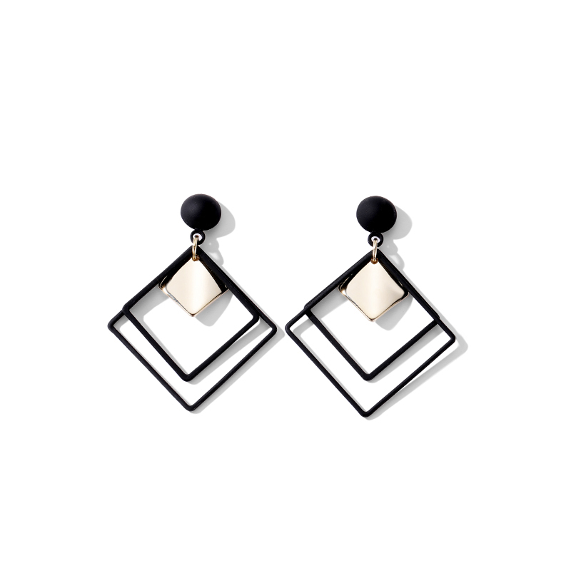 紅色時尚氣質耳環