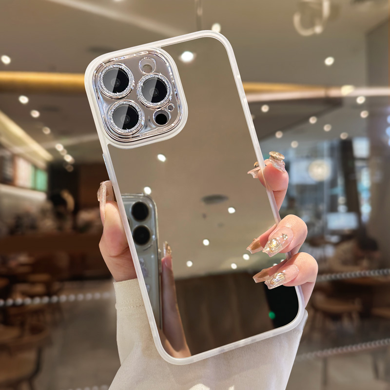 紫色 帶鏡頭膜閃粉iphone
