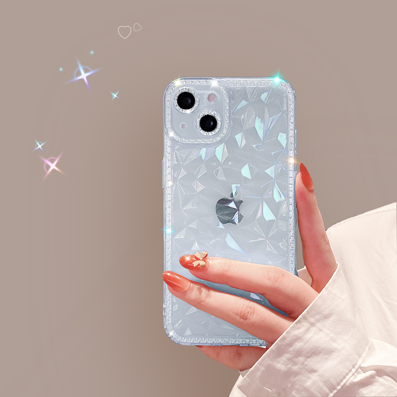 鑽石紋閃鑽手機保護殼iphone