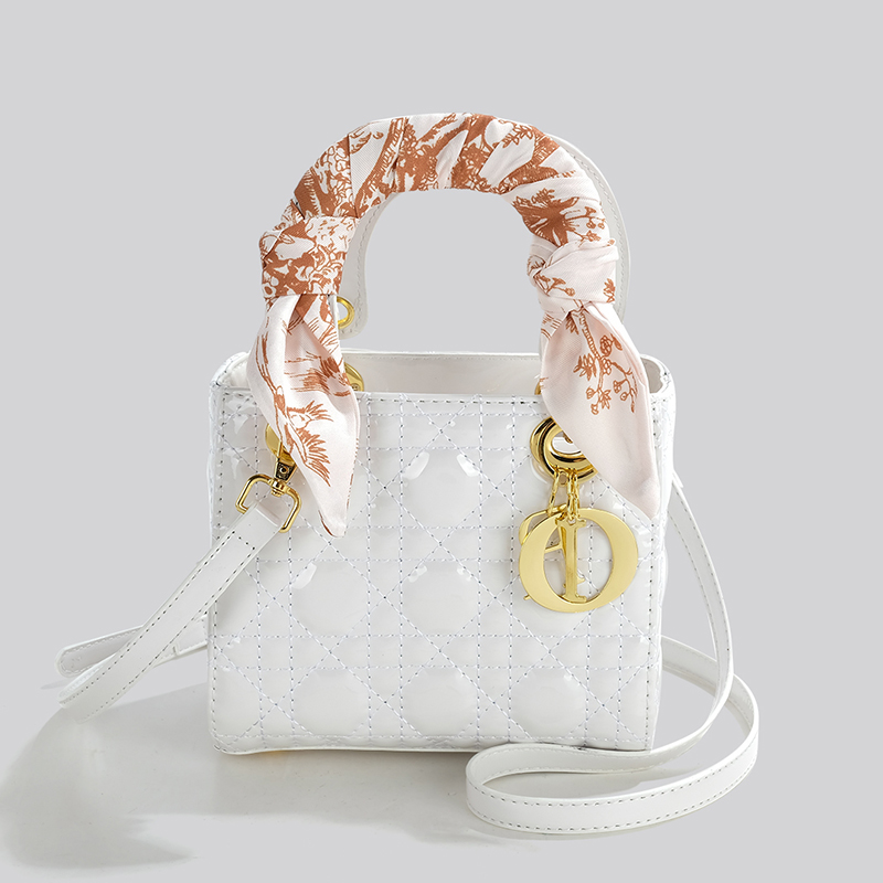 高級感氣質手提斜挎包【米白色】