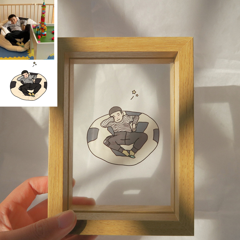 訂製款｜手繪定制透明相框