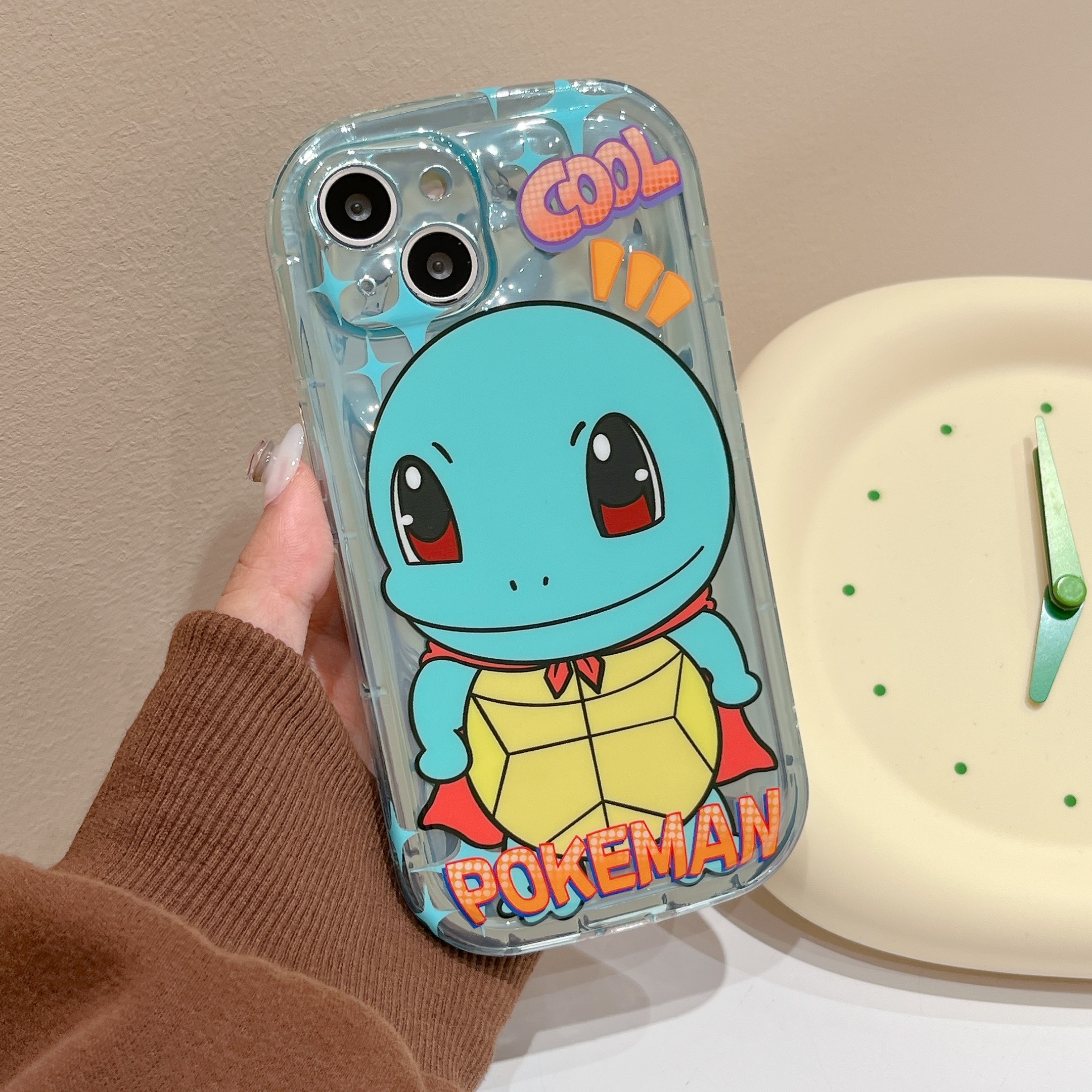 卡通動漫皮卡丘傑尼龜墨鏡支架保護殼