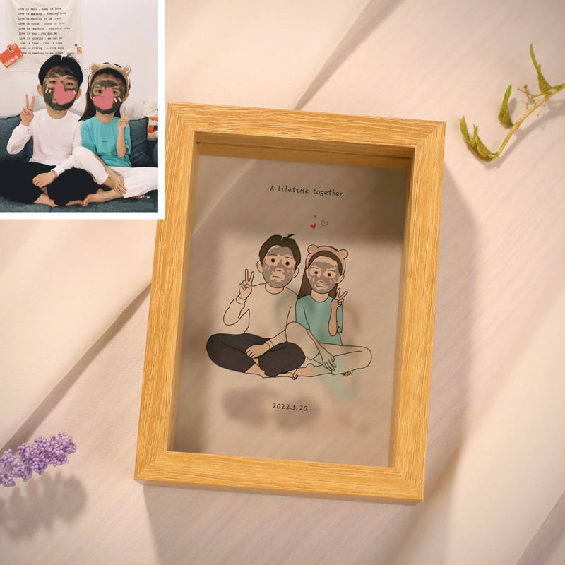 訂製款｜手繪定制透明相框