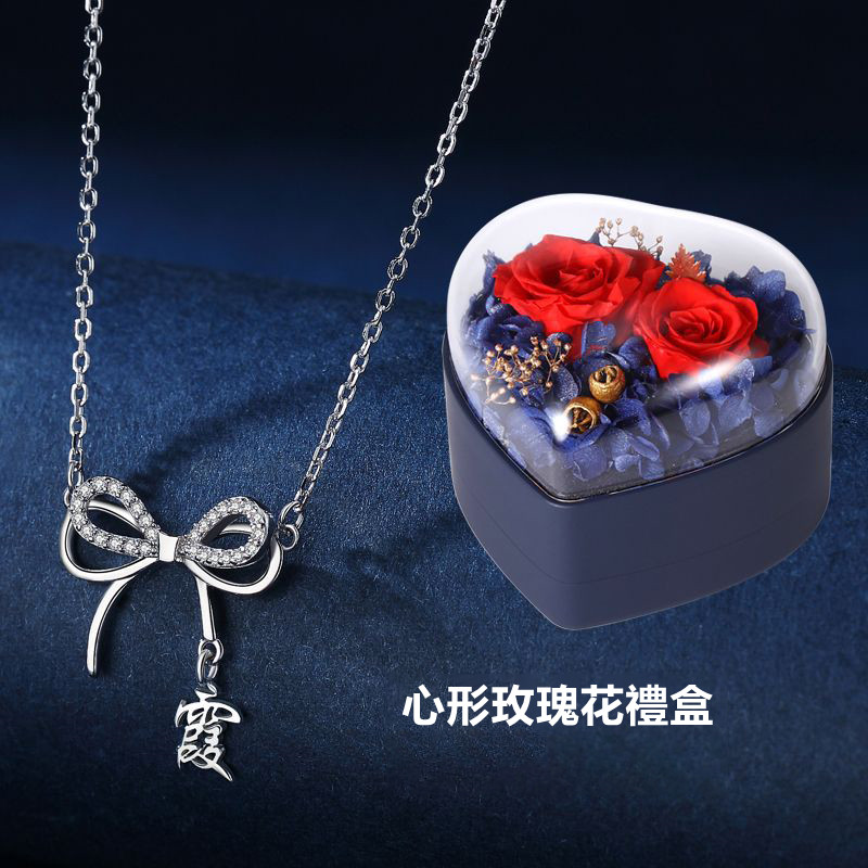 訂製款｜曉夢蝴蝶S925純銀刻製項錬 ♥ 愛是終身浪漫的開始-FANYIACC