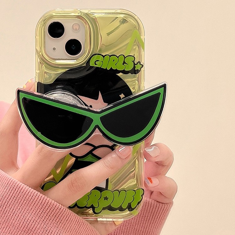 甜美少女可愛墨鏡支架手機殼-FANYIACC