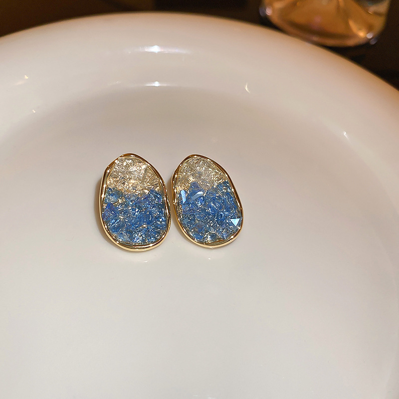 水晶氣質時尚耳環-FANYIACC