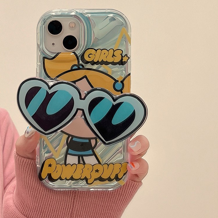 甜美少女可愛墨鏡支架手機殼-FANYIACC