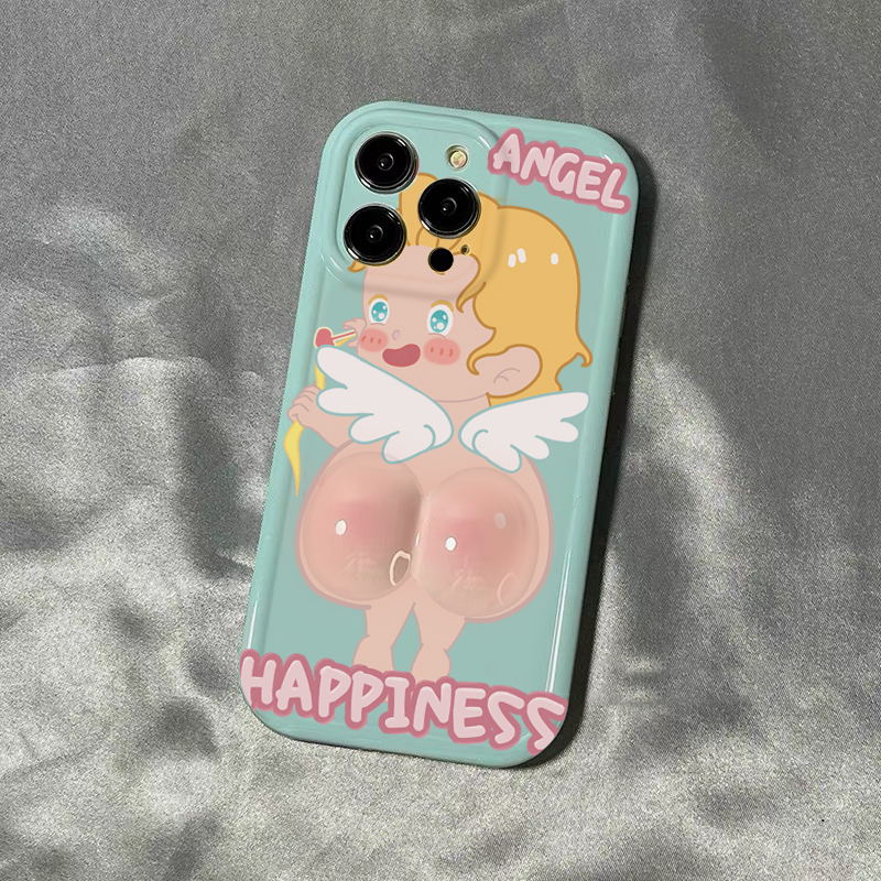 解壓卡通情侶手機保護殼-FANYIACC