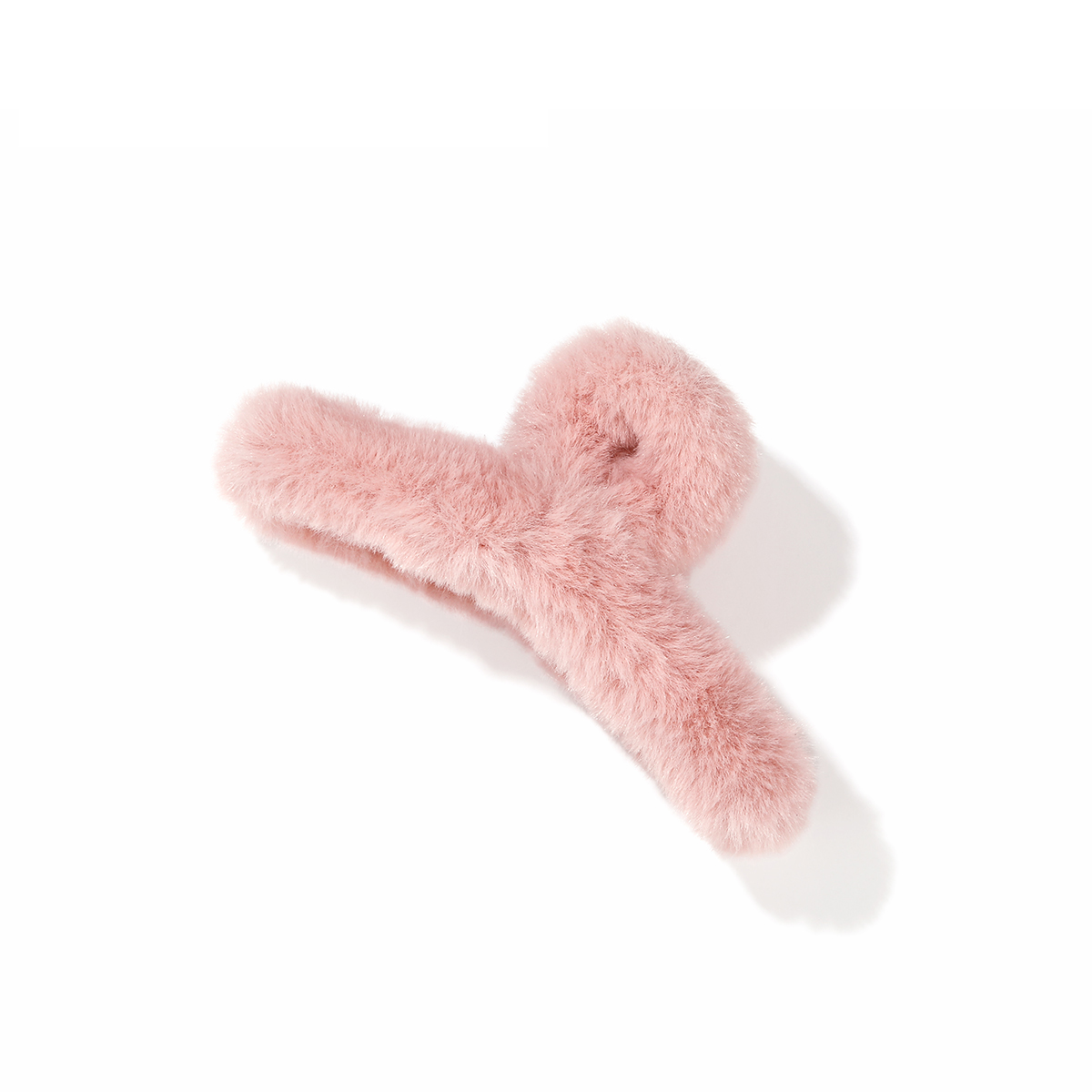 毛茸茸抓夾愛心髮夾-FANYIACC