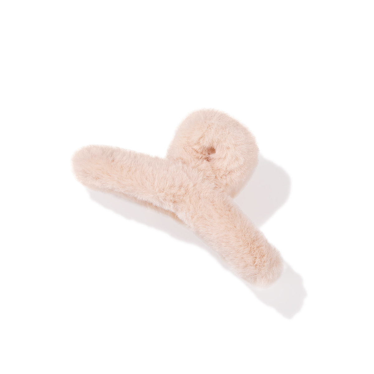 毛茸茸抓夾愛心髮夾-FANYIACC