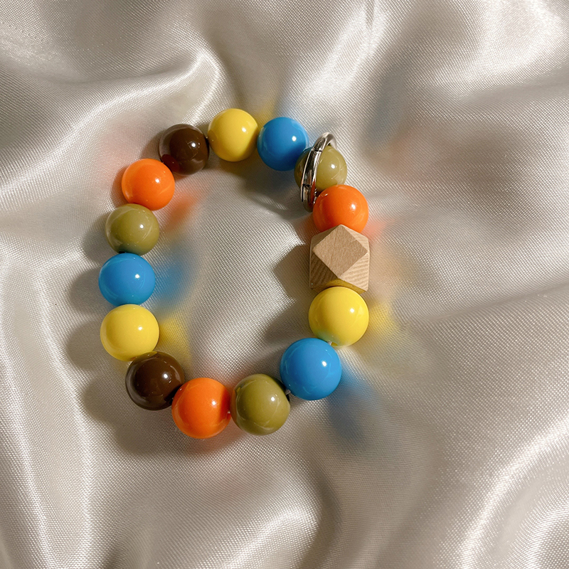 小清新彩色串珠手機殼掛件 掛錬 -FANYIACC