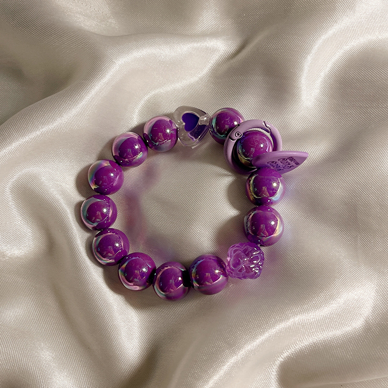 小清新彩色串珠手機殼掛件 掛錬 -FANYIACC