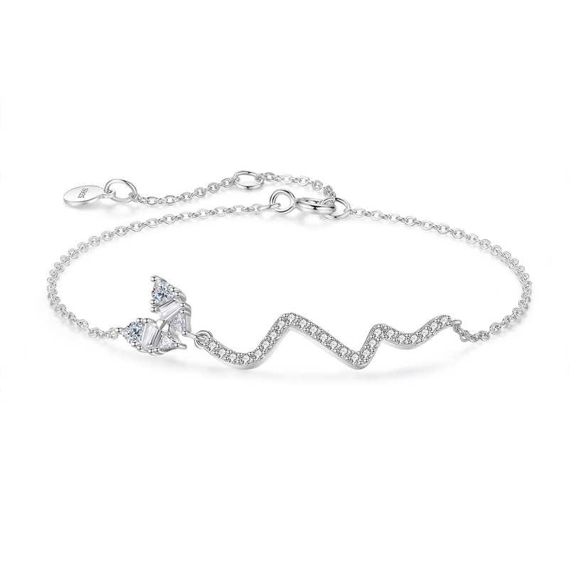 原創設計迷蝶鋯石手錬