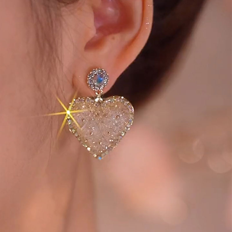 心動愛意❤愛心耳環-FANYIACC