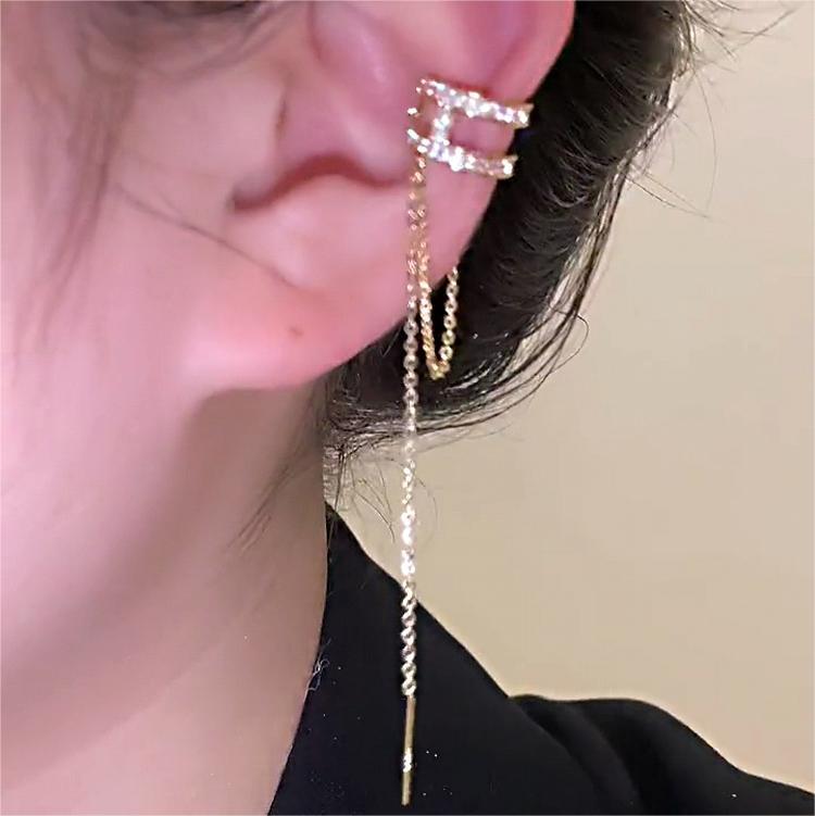 流蘇耳骨夾一體式【無耳洞】-FANYIACC