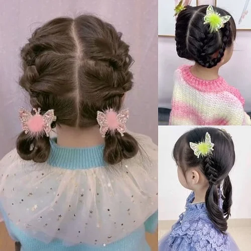 一閃一閃惹人愛 跳動蝴蝶髮飾-FANYIACC