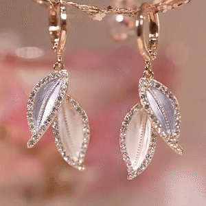 花跡葉子耳環-FANYIACC