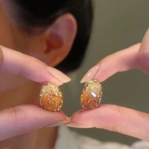 水晶氣質時尚耳環-FANYIACC