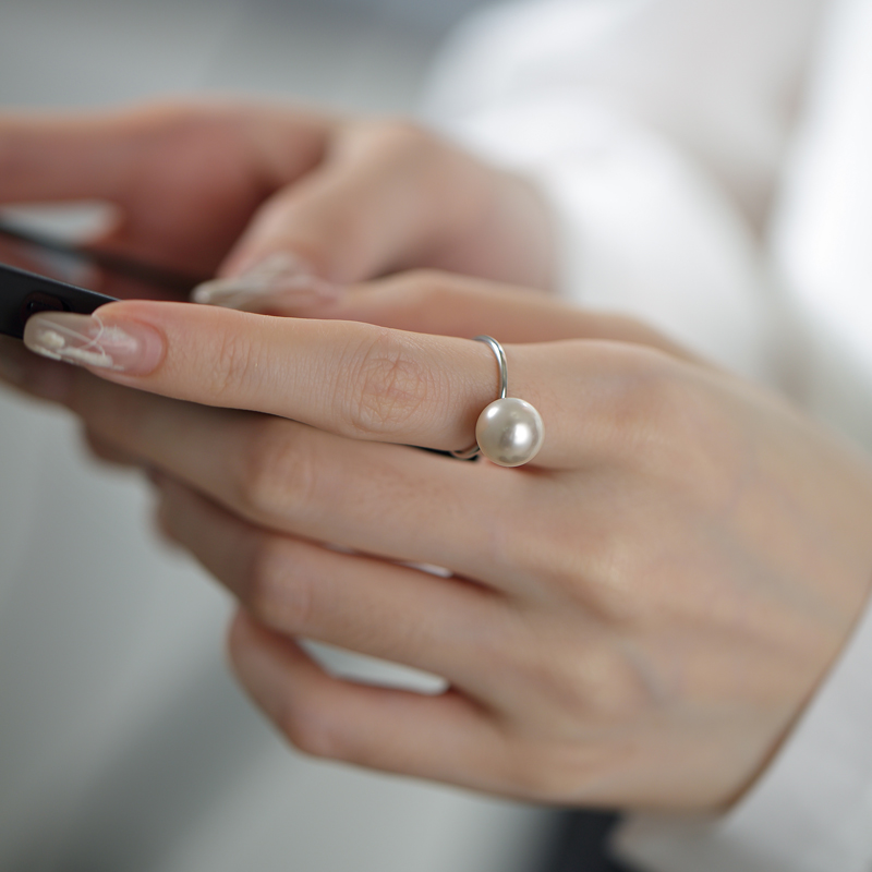 簡約珍珠戒指-FANYIACC