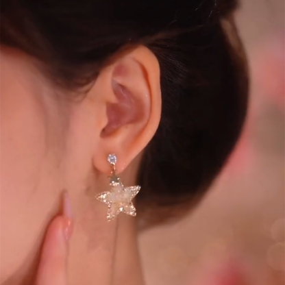 滿鑽星星款耳環-FANYIACC