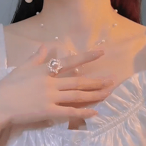 超閃鋯石蝴蝶珍珠項鍊 -FANYIACC