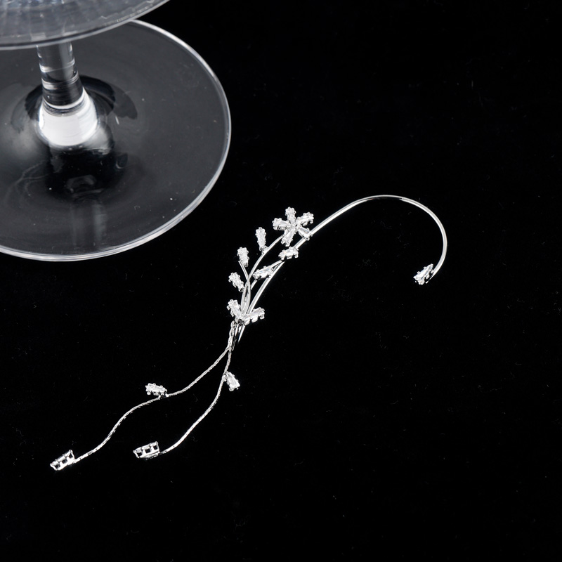 設計感花朵流蘇耳掛-FANYIACC