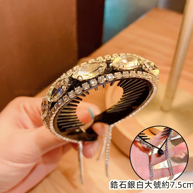 🎈精緻水鑽流蘇盤髮神器 -FANYIACC