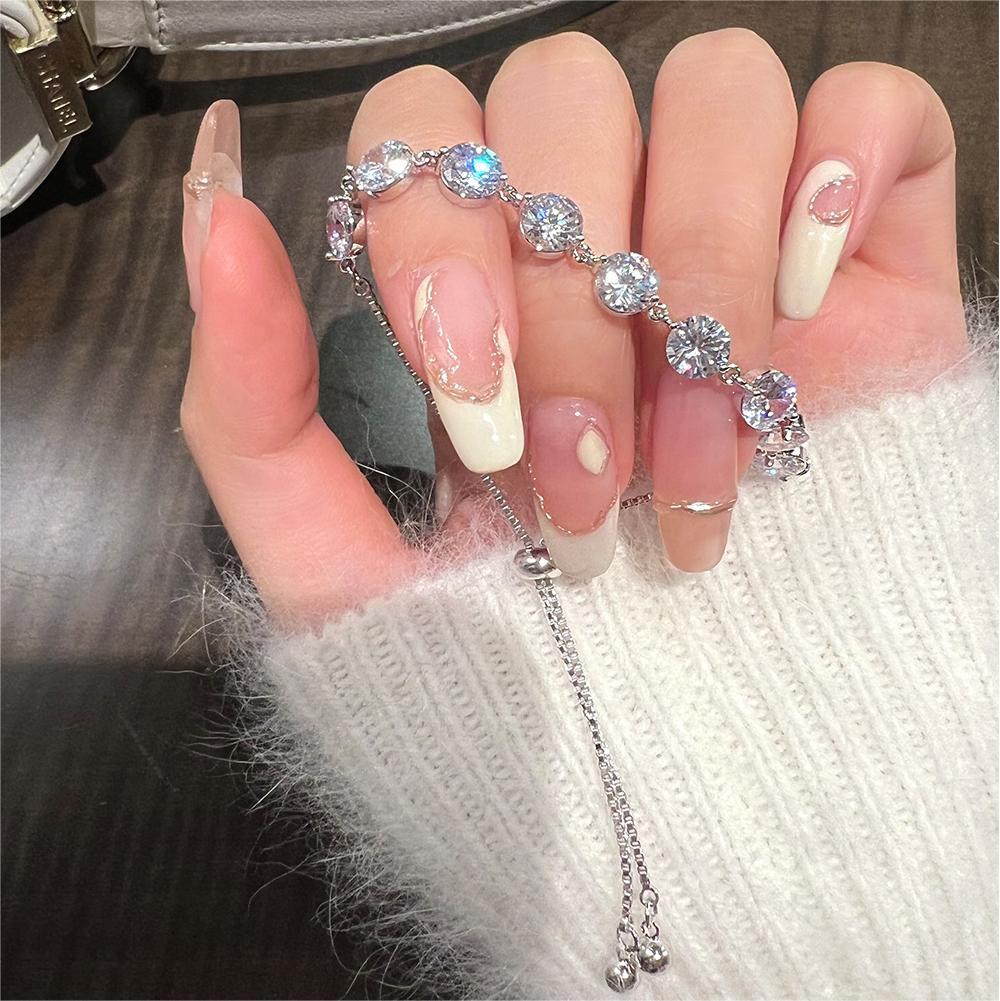 輕奢閃鑽莫桑鑽手錬-FANYIACC