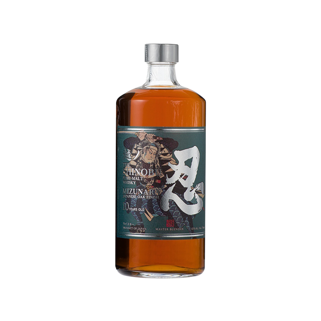 SHINOBU 10 Years Old Mizunara Oak Pure Malt Whisky