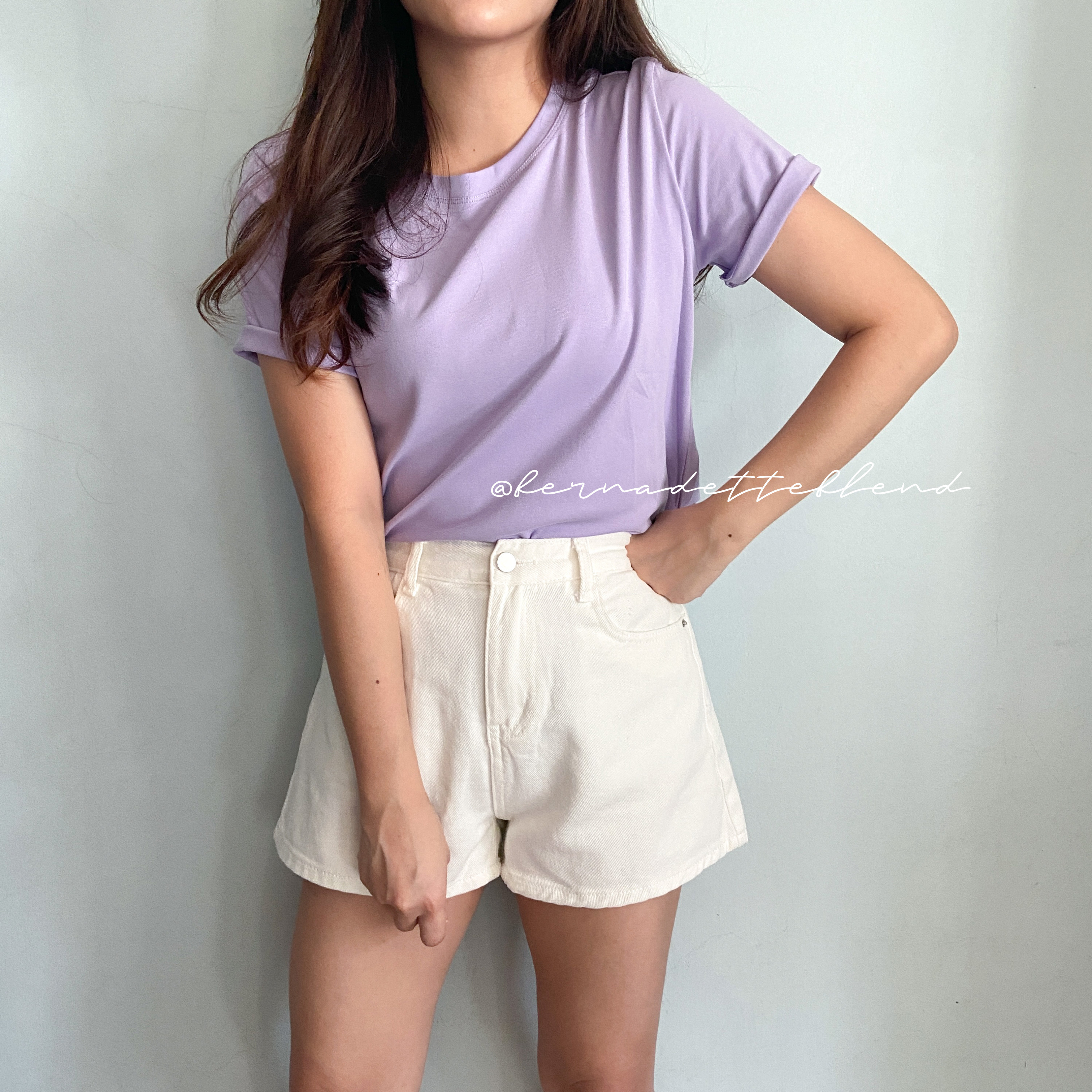[REJECTED ITEM] Everyday Basic Comfy Tee 穿了不想脱的质感舒适基础T恤  (Purple)