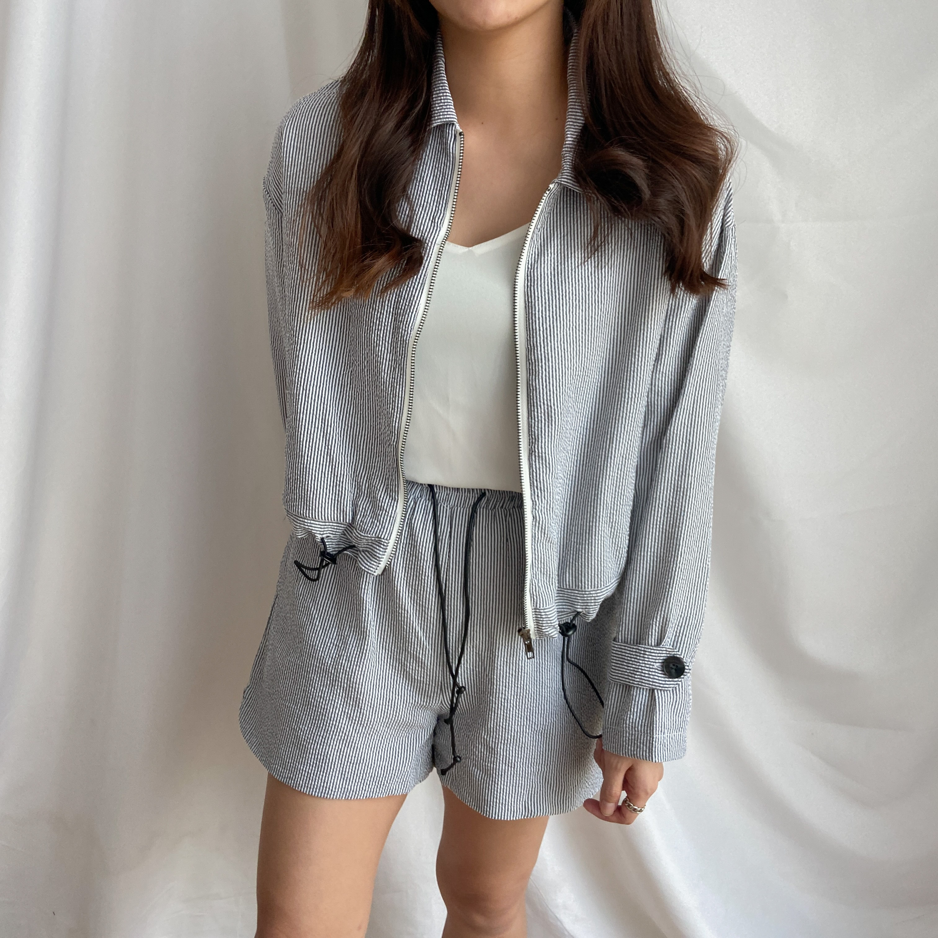 Stripe Two Piece Set 条纹两件套套装