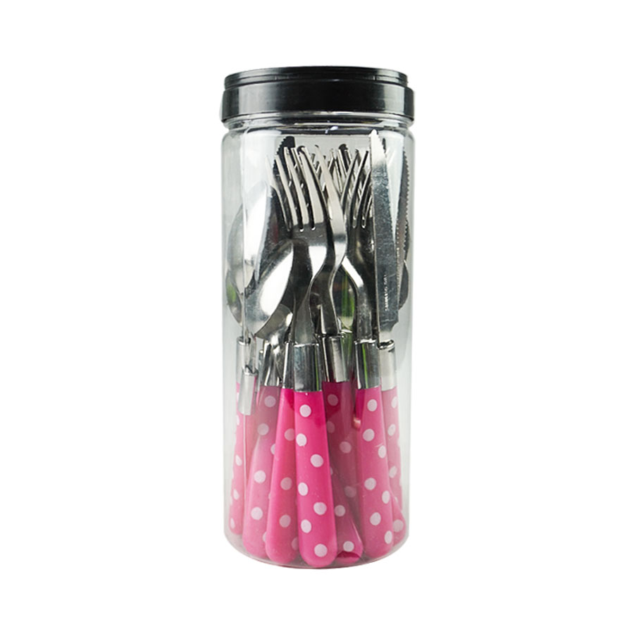[PWP]Little Homes Stainless Steel Cutlery Set of 24-pieces Served For 6 Pax