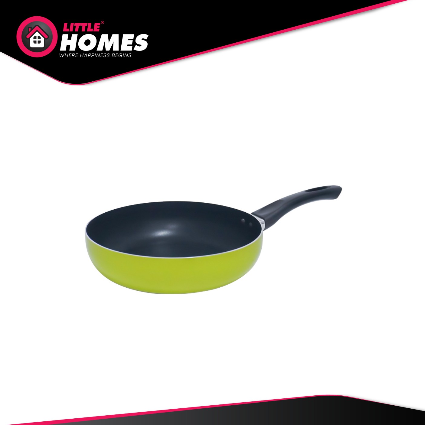 Little Homes 22cm Cook-Style Green Frying Pan