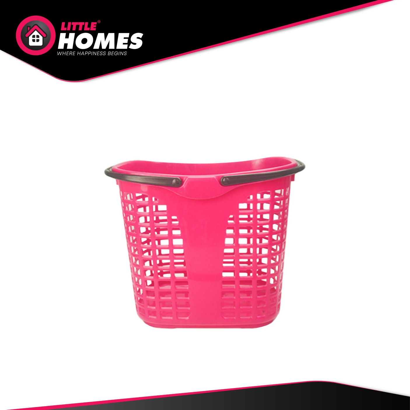 Little Homes Laundry Basket with Handle