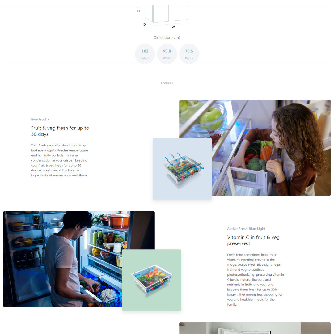 Beko 626L Multi Doors ProSmart Inverter Multi Doors Refrigerator GN1416233ZGB | EverFresh+ | Active Fresh Blue Light | MultiZone | Active Odour Filter | Refrigerator with 2 Years General Warranty & 12 Years Compressor Warranty