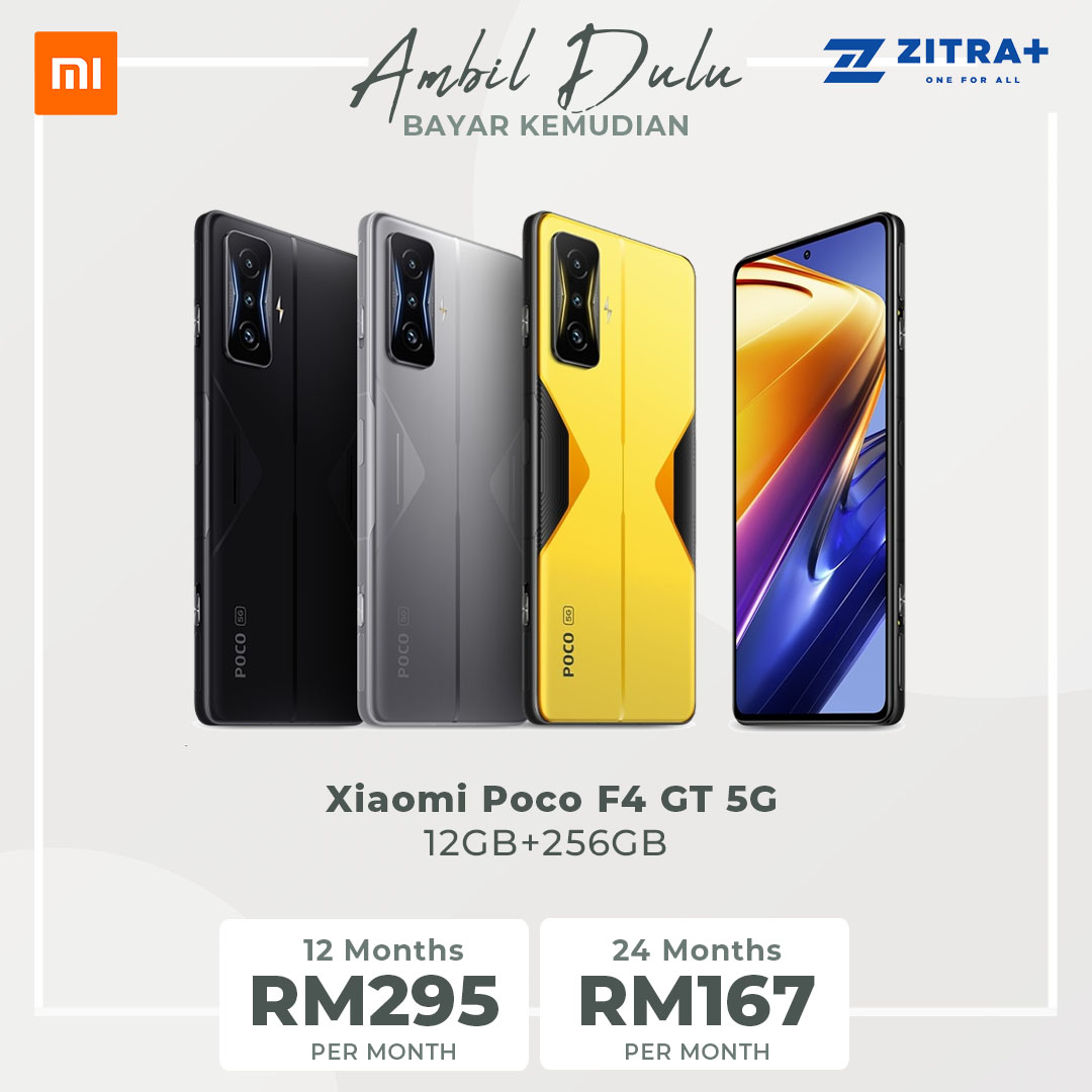 Xiaomi Poco F4 GT 5G | 8GB+128GB / 12GB+256GB | Qualcomm 4nm Snapdrago