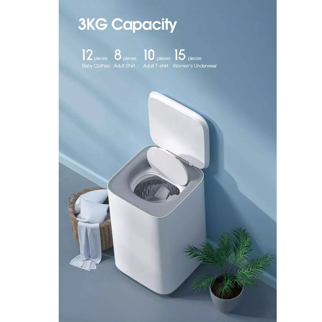 Xiaomi 3KG Mijia Washing Machine Pro XQB30MJ101 Compact Portable D